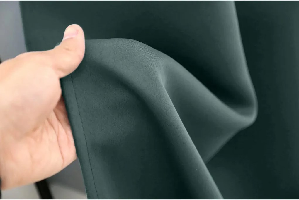 Draperie turcoaz OXFORD 140x250 cm Agatat: Inele metalice