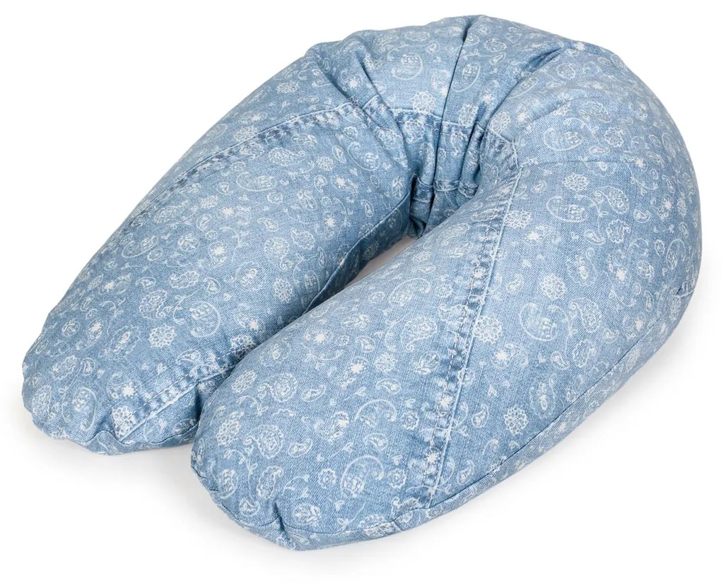 Ceba Perna de alaptare 190cm - pernă de relaxare Cebuška Physio Multi - Stil Boho Denim