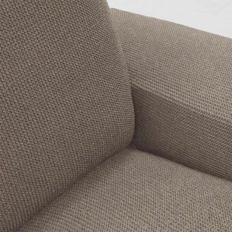 Huse super elastice HARMONIA alunei canapea cu otoman dreapta (l. 210 - 320 cm)