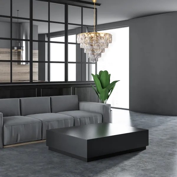 Lustră de cristal pe lanț CHELSEA 6xE14/40W/230V