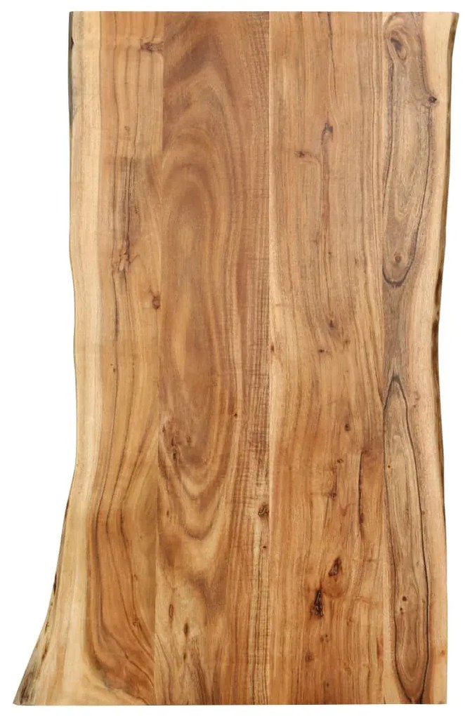 Blat de masă, 100x(50-60)x2,5 cm, lemn masiv de acacia