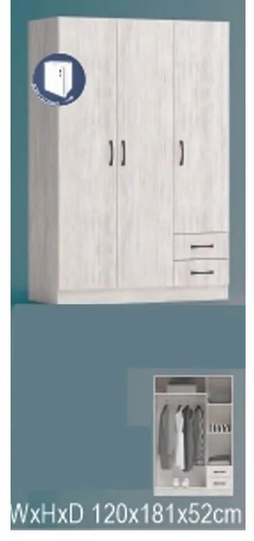 Dormitor Global3731 - stejar blanco