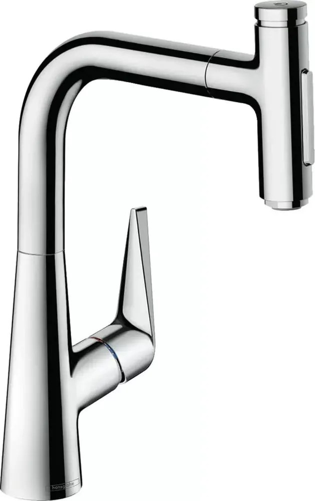 Baterie bucatarie cu dus extractibil Hansgrohe Talis M51 220 sBox cu 2 jeturi