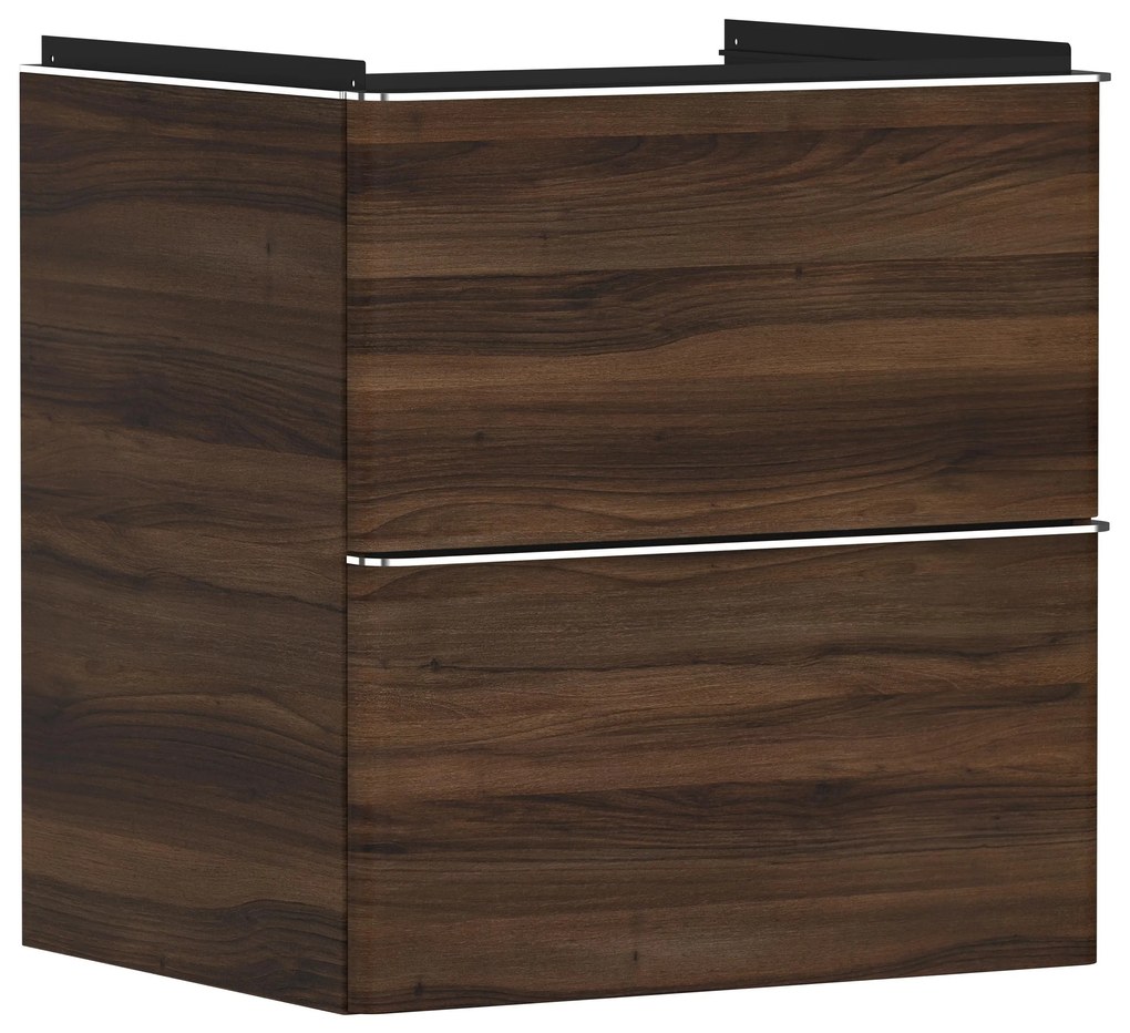 Hansgrohe Xelu Q dulap 58x49.5x60.5 cm sub chiuveta pe perete nucă-crom 54026000
