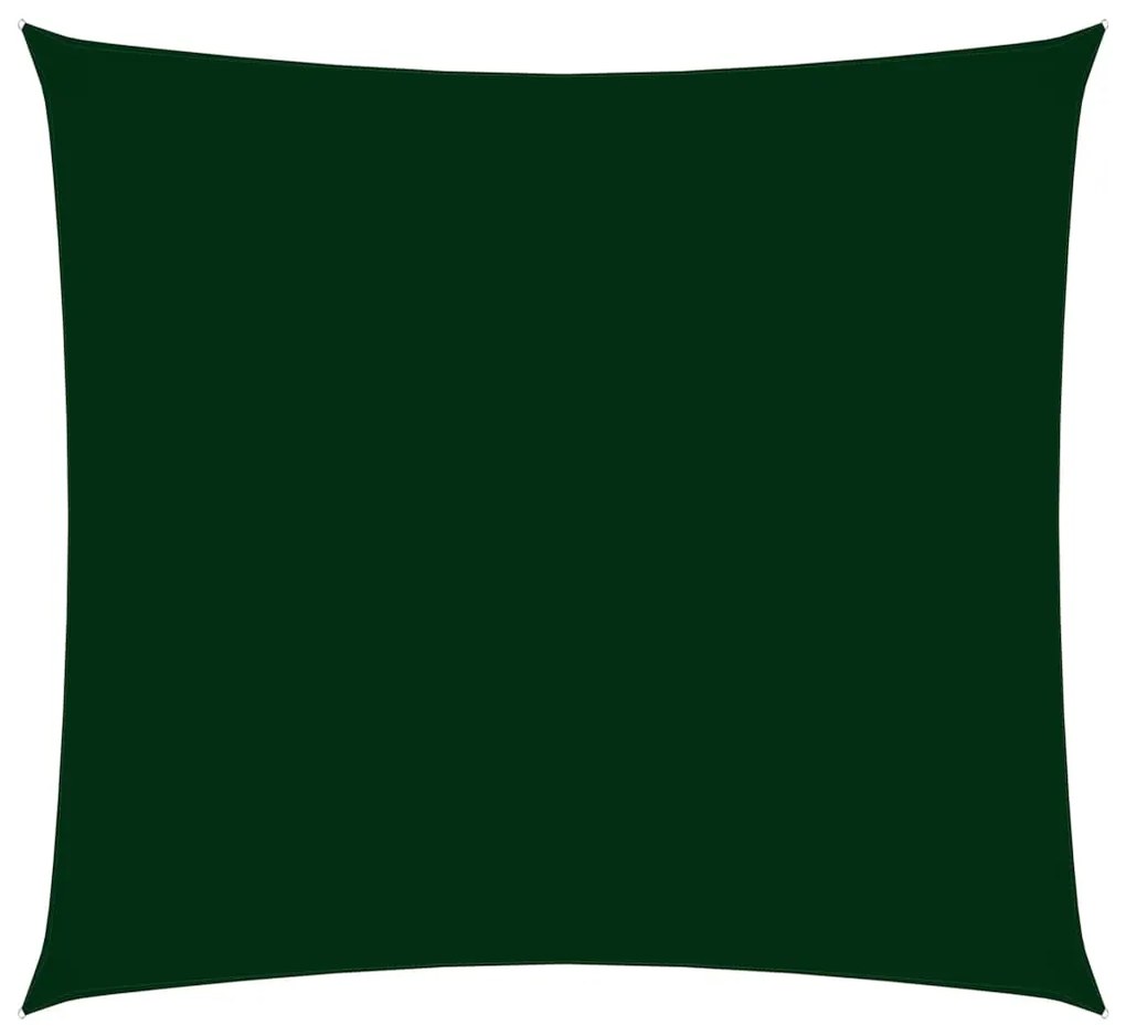 Parasolar, verde inchis, 2,5x2,5 m, tesatura oxford, patrat