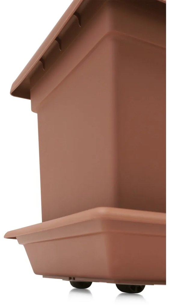 Tăviță sub ghiveci Gardenico Magnus antracit, 100 cm, 100 cm