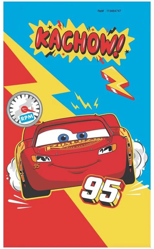 Disney Mașini Prosop de mână Kachow, prosop pentru față, prosop 30x50 cm