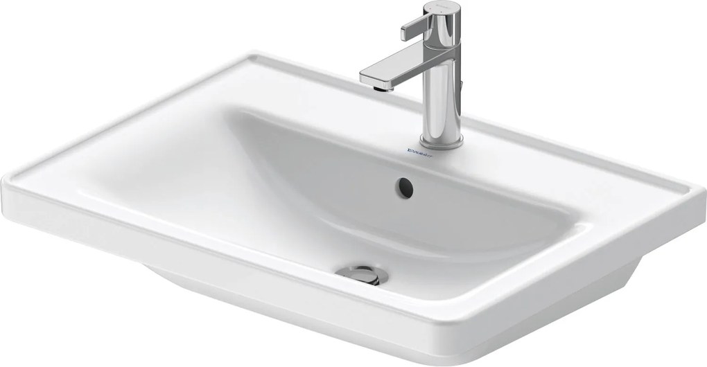 Duravit D-Neo lavoar 65x48 cm dreptunghiular mobilier alb 2367650000