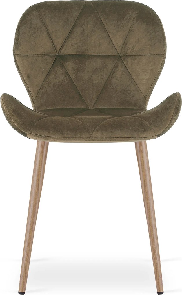 Scaun de masa MANGO VELVET, maro