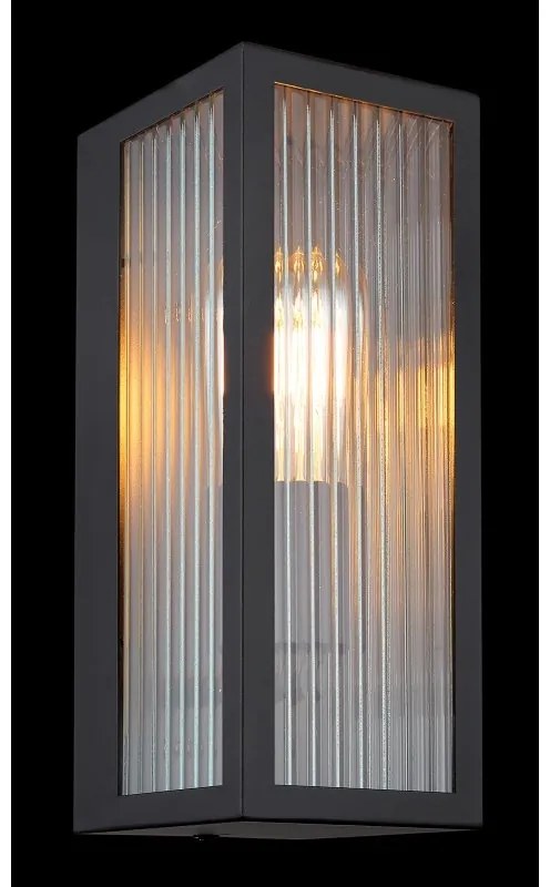 Aplica pentru exterior design modern IP44 Gundula negru
