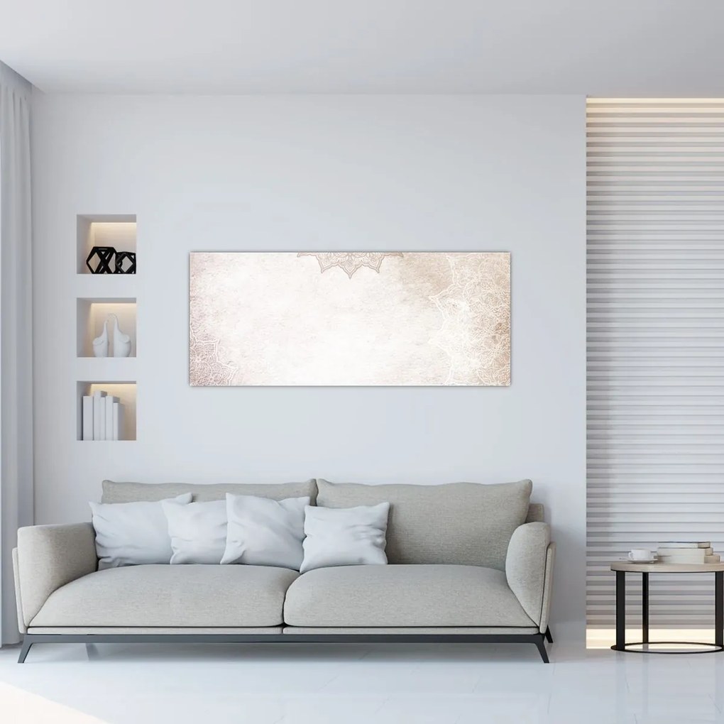 Tablou - Mandala pe zid (120x50 cm)