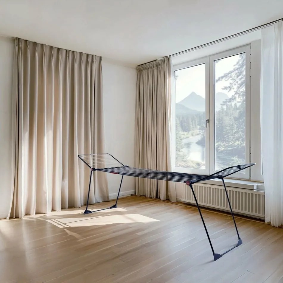 Vileda Uscător de rufe Infinity FLEX Negru 30 m