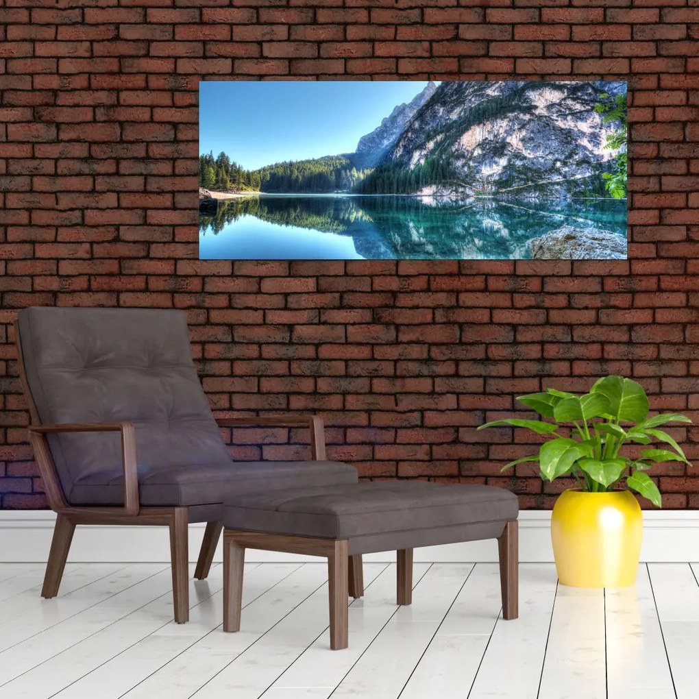 Tablou - Lac montan (120x50 cm)