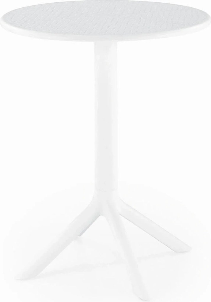 Masa CALVO, alb, polipropilena, 60x60x72 cm