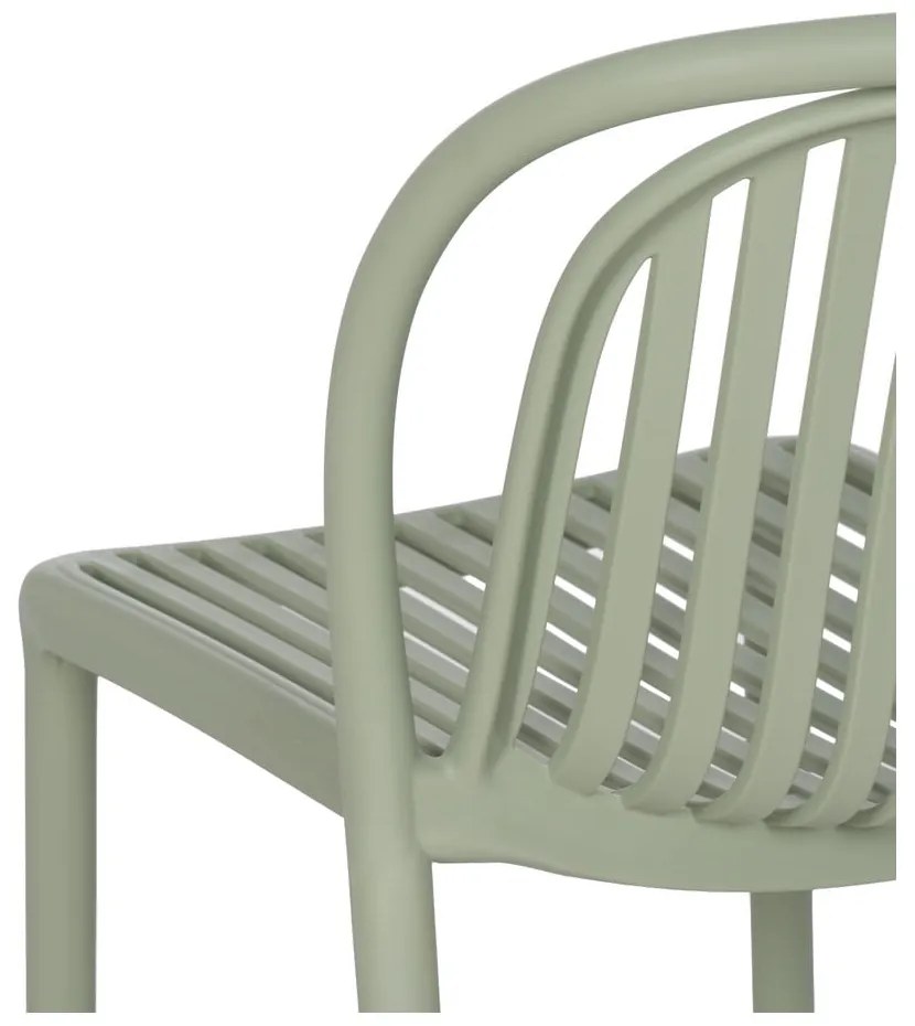 Scaun de dining verde din plastic Alia – Ixia