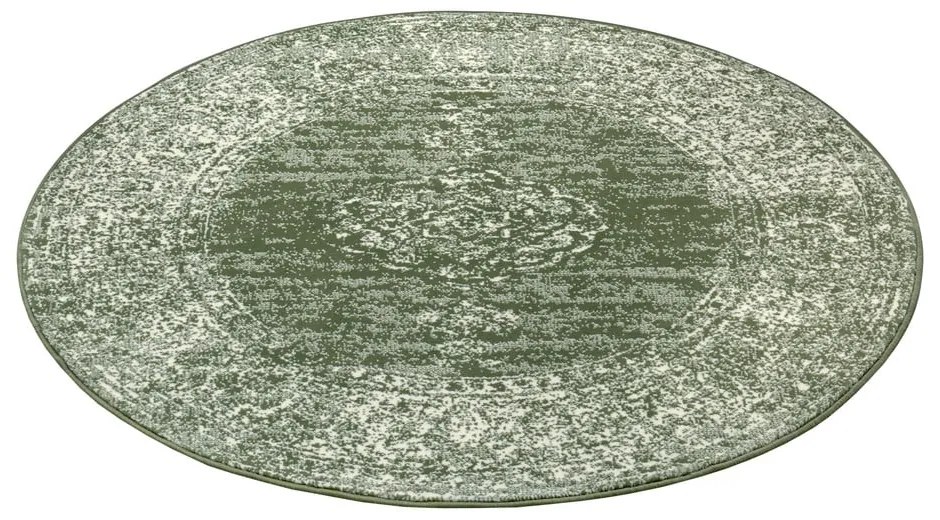 Covor verde rotund ø 160 cm Méridional - Hanse Home