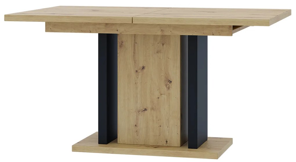 Masă de sufragerie Wogrun (artisan + Negru) (pentru 6 până la 8 persoane). 1055273