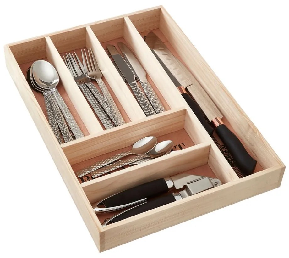 Organizator pentru tacâmuri din lemn – Premier Housewares