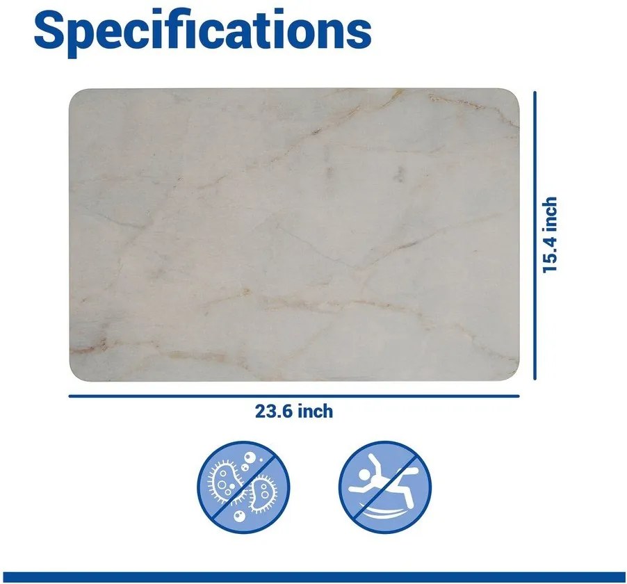 Covoraș de baie taupe din diatomit 39x60 cm Itamos – Wenko