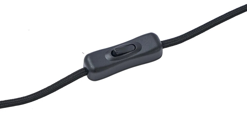 Lampă de masă de design neagră cu sticlă fumurie - Mochi