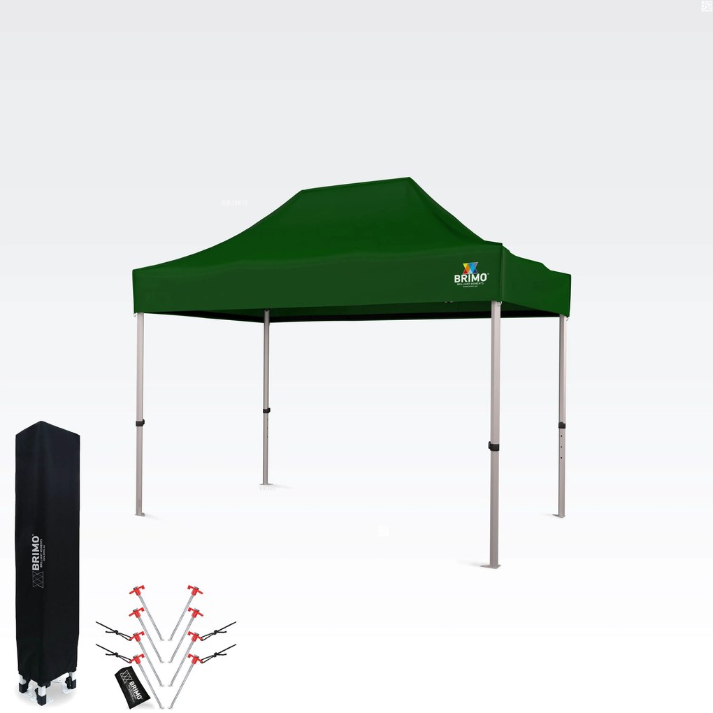 Cort pavilion pliabil 2x3m - fara 3 pereti - Verde