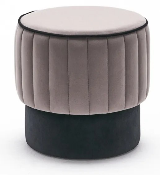 Taburet Rose Pouf Gri