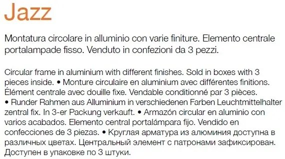 Set de 3 spoturi incastrabile tavan fals diam.7,3cm, JAZZ FI1 nickel 083087