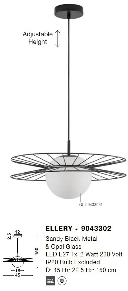Lustra/Pendul design modern decorativ ELLERY