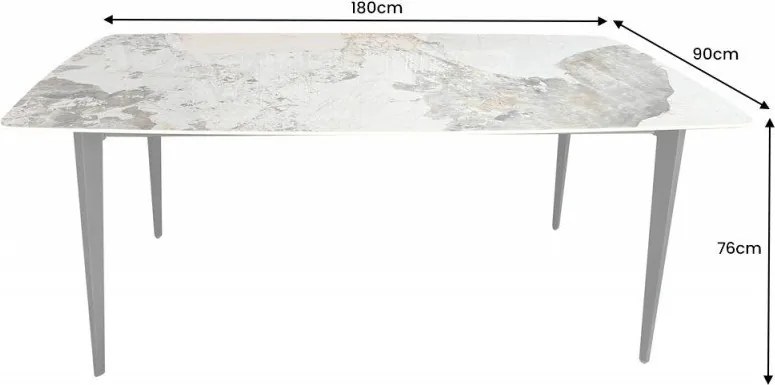 Masa dining design modern Milano 180x90cm