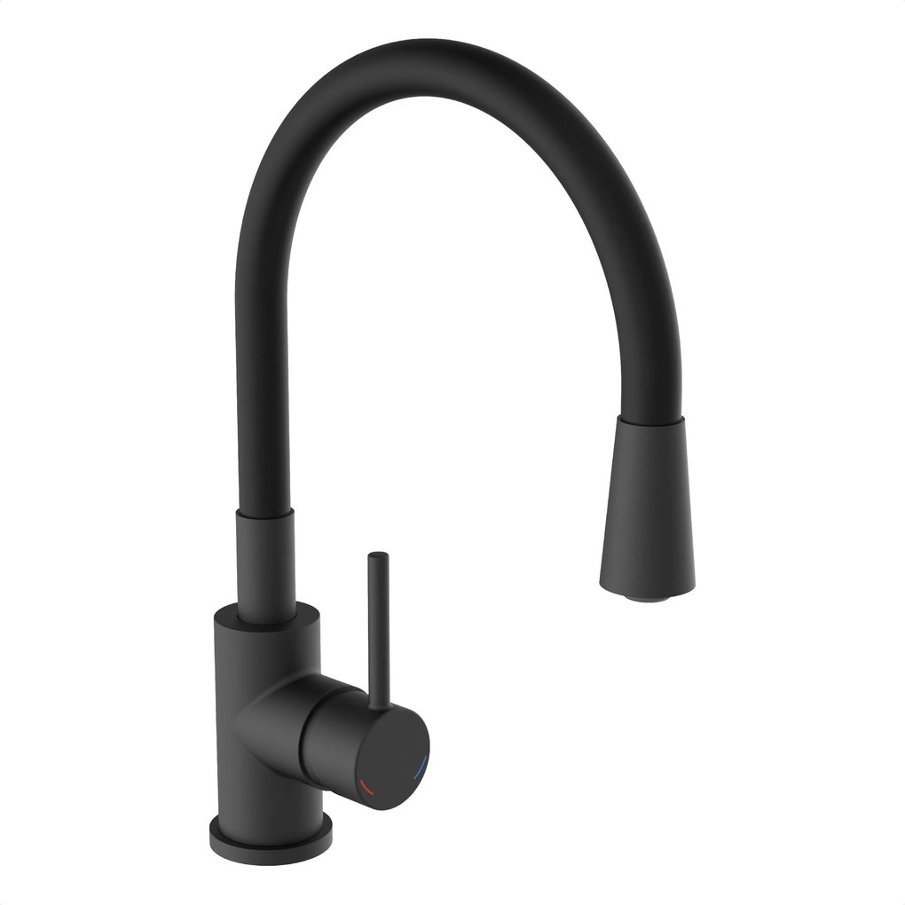 Baterie de bucatarie WELLTIME TEXAS neagra