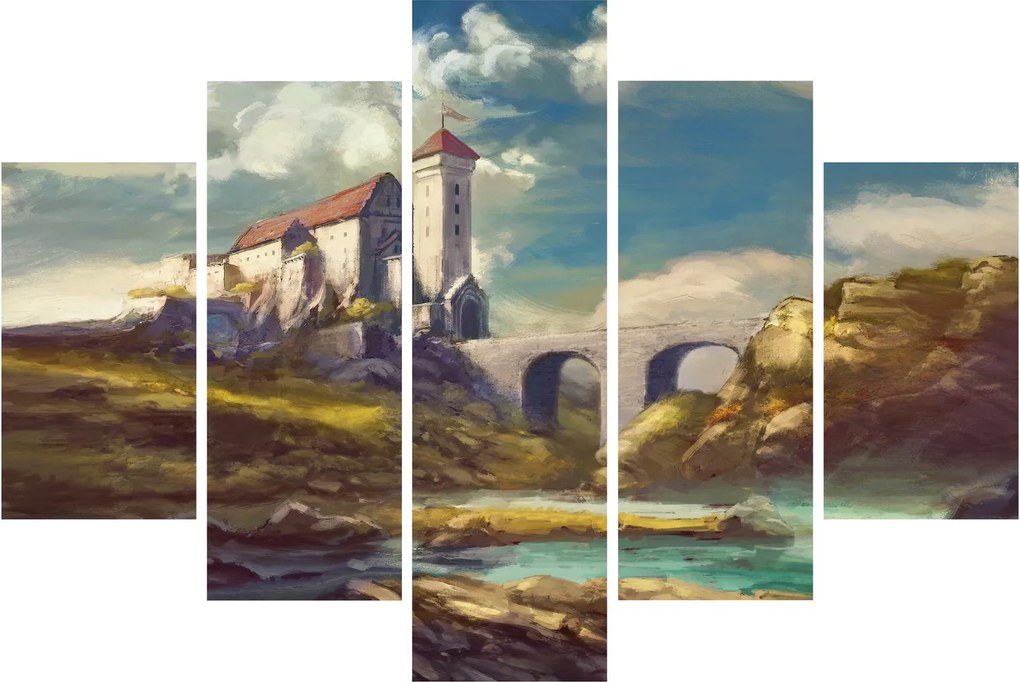 Tablou - Castelul medieval (150x105 cm)