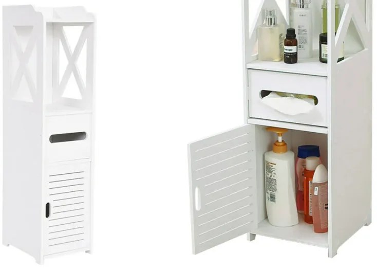 Dulap ingust pentru baie