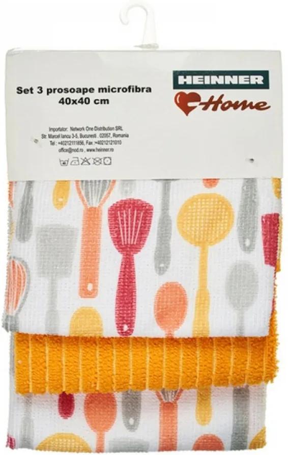 Set 3 Prosoape Microfibra - Orange