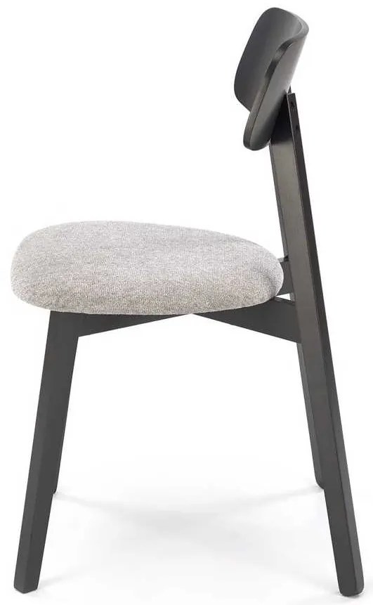 Scaun de bucătărie Hope, gri / negru