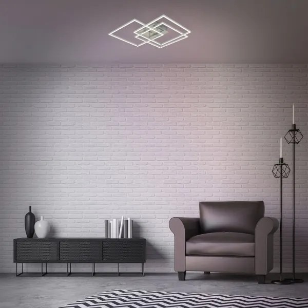 Lustră LED dimabilă aplicată FRAME LED/40W/230V Wi-Fi Tuya Brilo + telecomandă