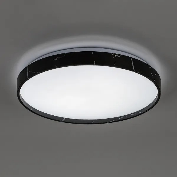 Rabalux 71517-LED Plafonieră cu dimmer TERESIA 24W/230V 3000-6500K Ø 38 cm neagră + telecomandă