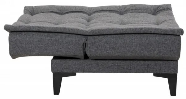 Set Canapea si Fotoliu Extensibilă Santo - S, Gri Inchis