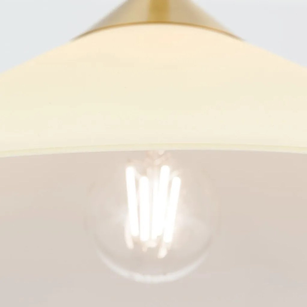 Lustra, Pendul realizat manual ARTDESIGN 40cm, alama mat/ champagne