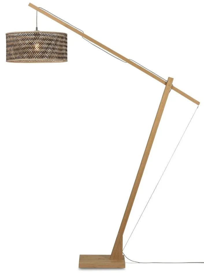 Lampadar eco din bambus Java XL nat/50x22, bl/nat