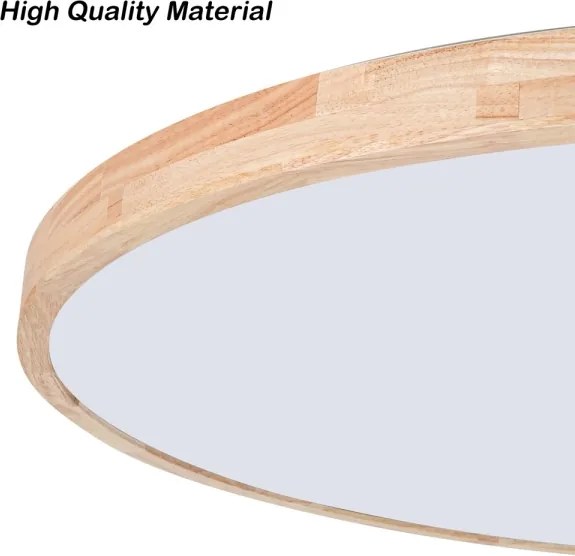 Brilagi - Corp de iluminat LED reglabil WOODLINE LED/100W/230V 3000-6000K stejar Ø 80 cm + telecomandă