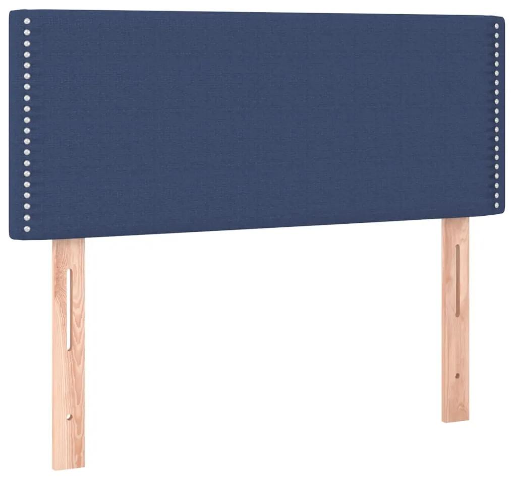 Tablie de pat, albastru, 80x5x78 88 cm, textil 1, Albastru, 80 x 5 x 78 88 cm