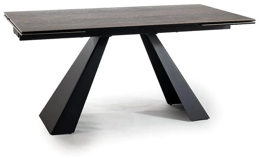 Masa de bucaterie Salvadore II, 160 x 90 cm, maro inchis