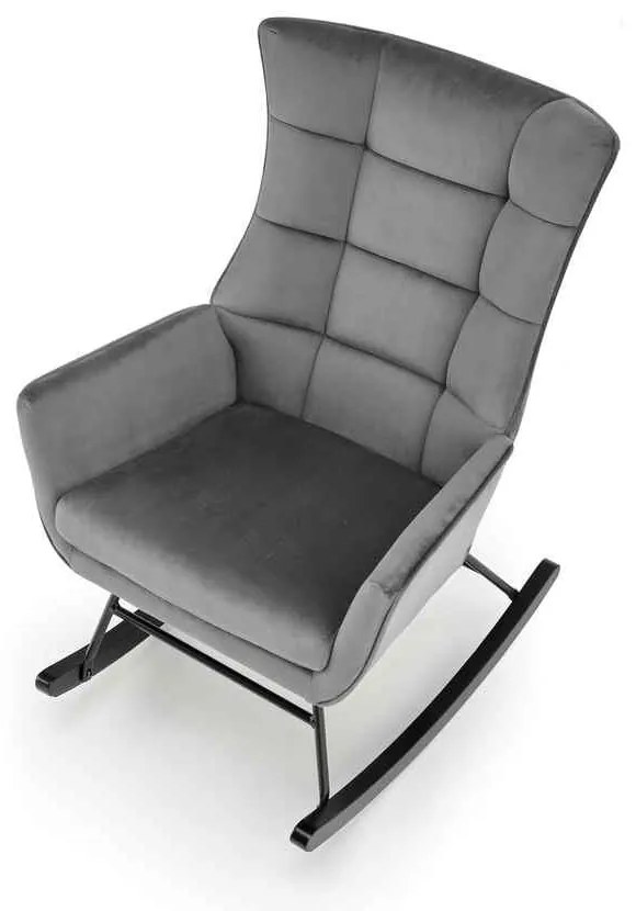 Scaun balansoar Bazalto, gri