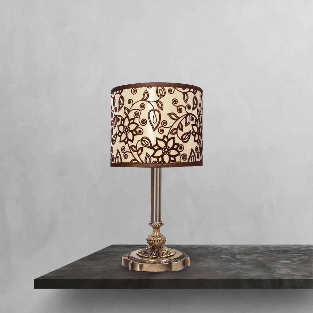 Veioza, Lampa de masa cu abajur elegant Floral Small