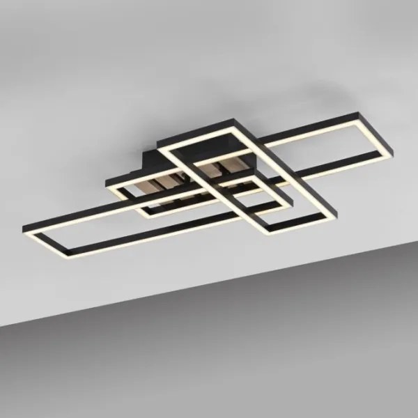 JUST LIGHT. 14051-79 - Plafonieră LED AKUSTIKA LED/20,5W/230V stejar/negru