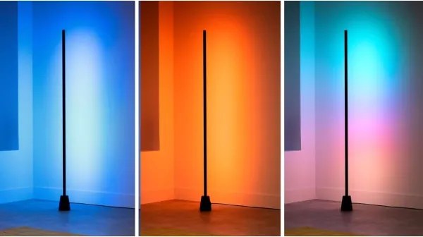 WiZ - Lampă de podea reglabilă LED RGBIC GRADIENT LED/9,7W/230V 2700-6500K Wi-Fi