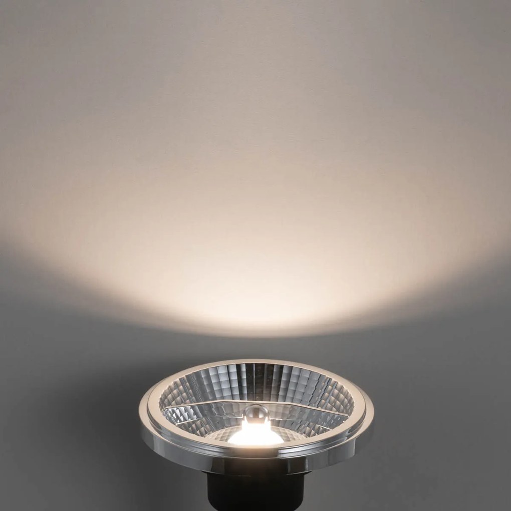 Bec LED GU10 AR111 reglabil în 3 trepte Kelvin 10W 800 lm 2700 - 3700K