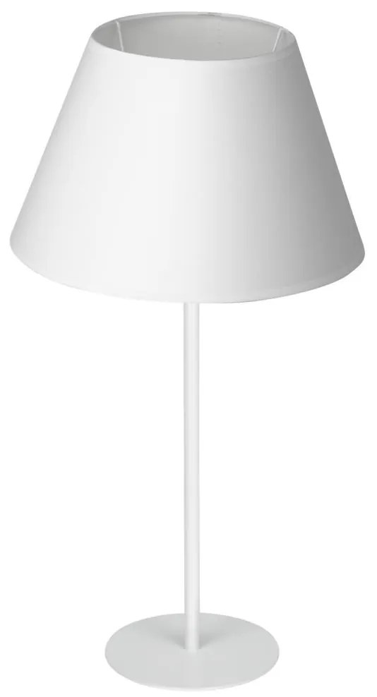 Lampă de masă ARDEN 1xE27/60W/230V d. 30 cm albă