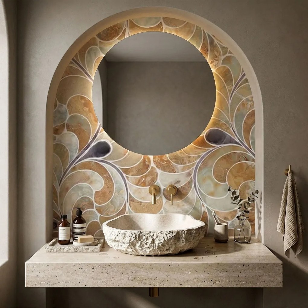 Lavoar pe blat Isla Warm Beige