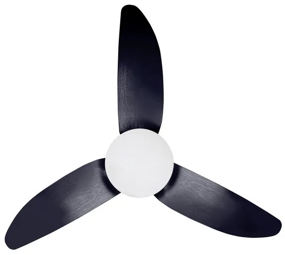 Brilagi - Ventilator LED tavan dimabil 30W 230V 3000-6500K negru + DO